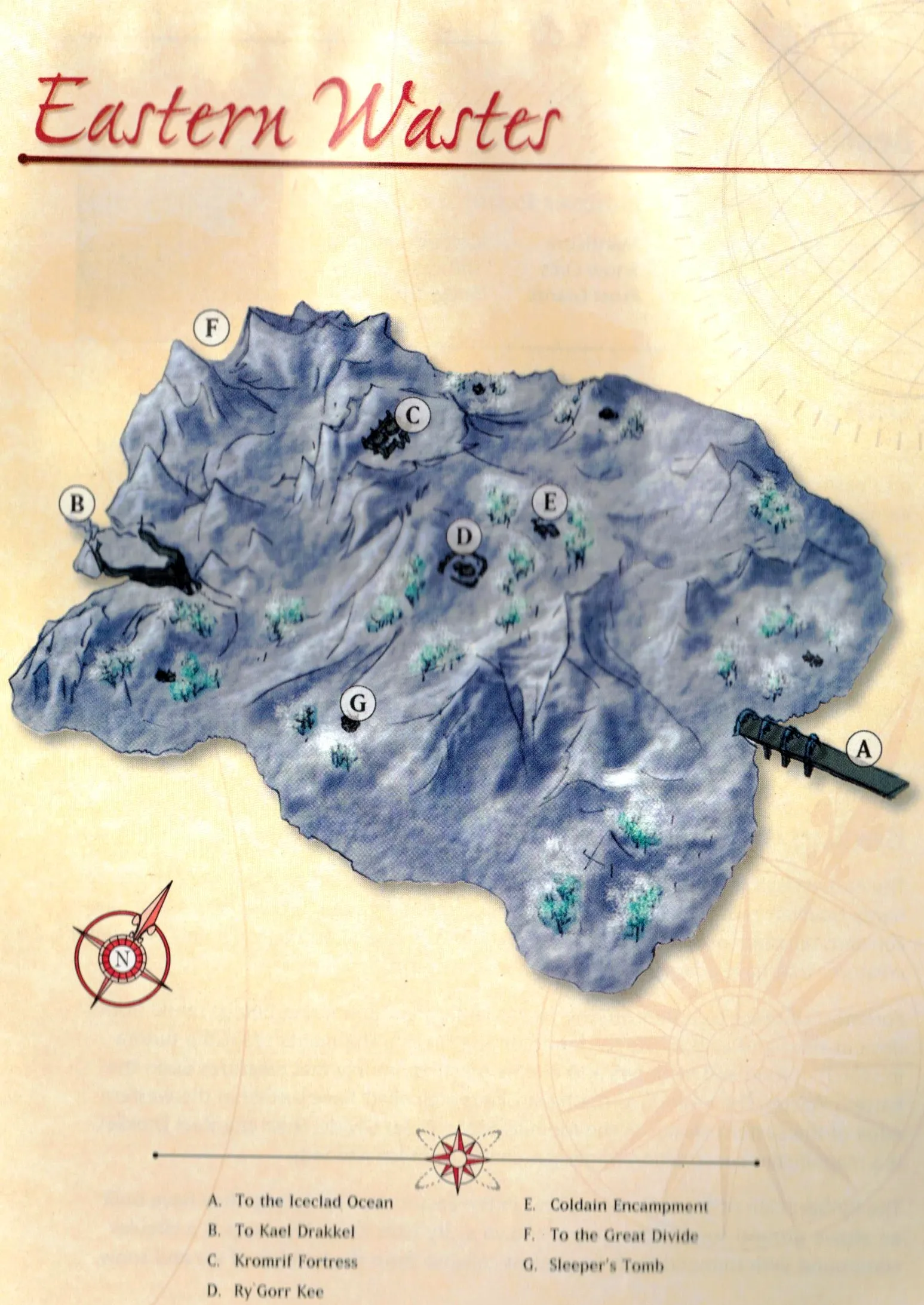Map of Eastern Wastes