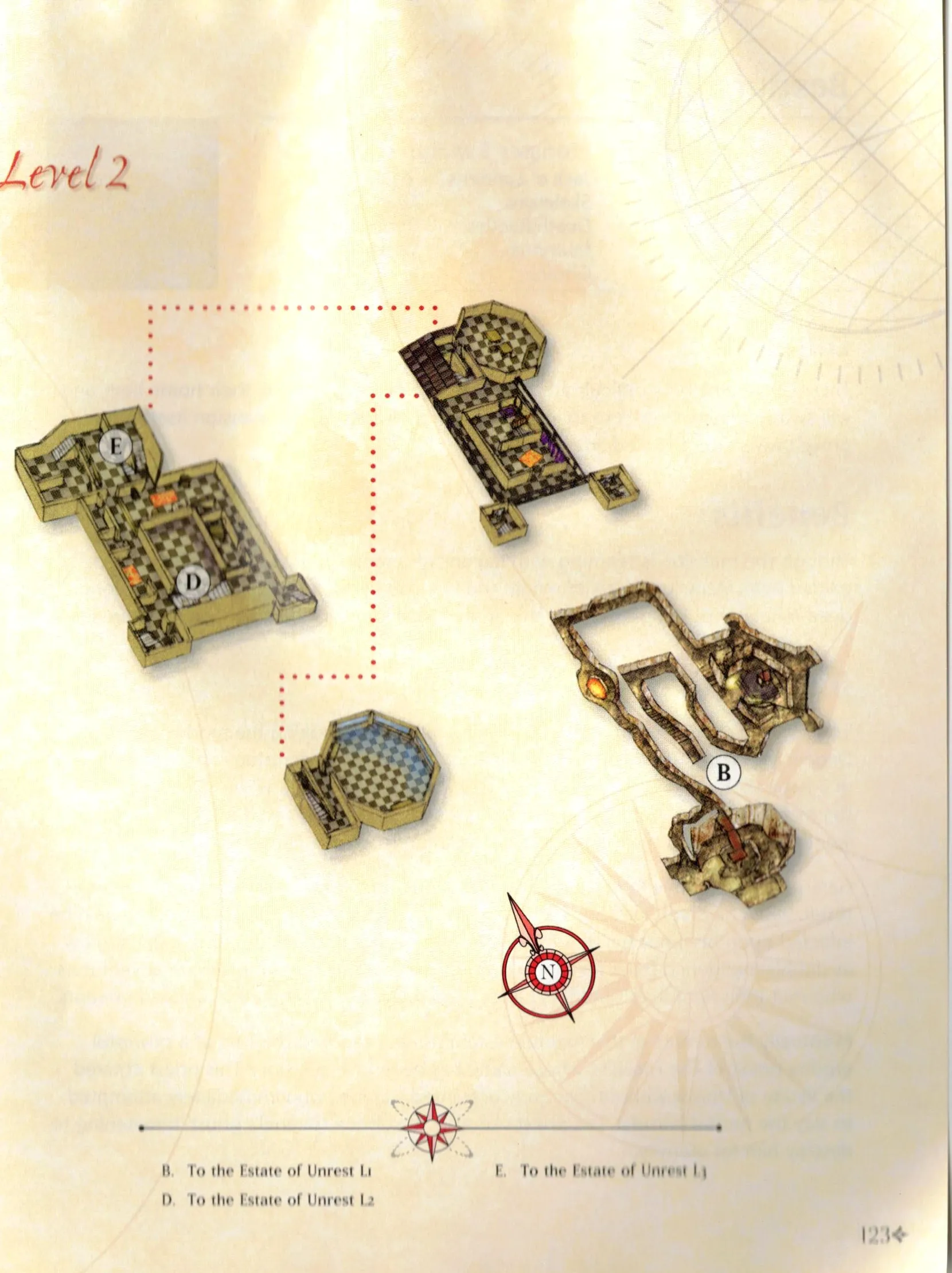 Map of Estate of Unrest — Level 2
