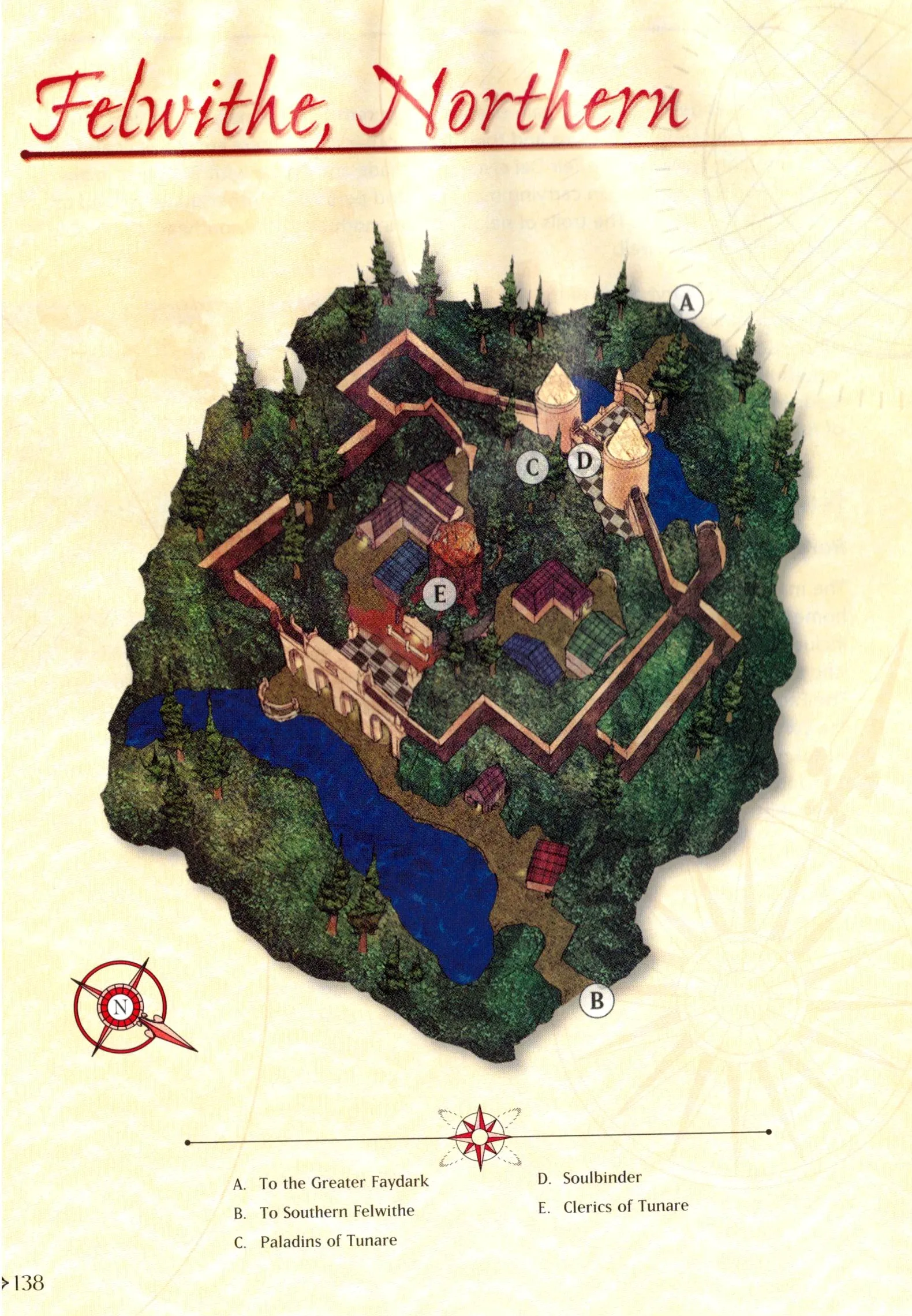 Map of Felwithe — Northern