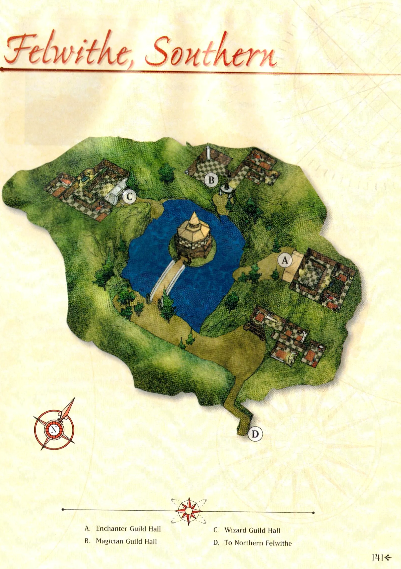 Map of Felwithe — Southern