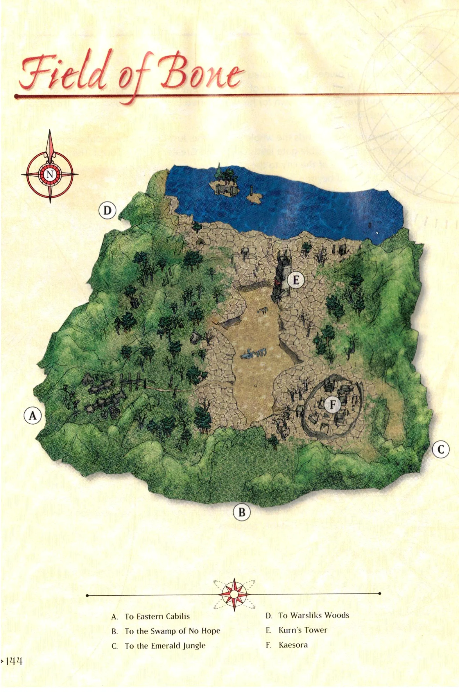 Map of Field of Bone