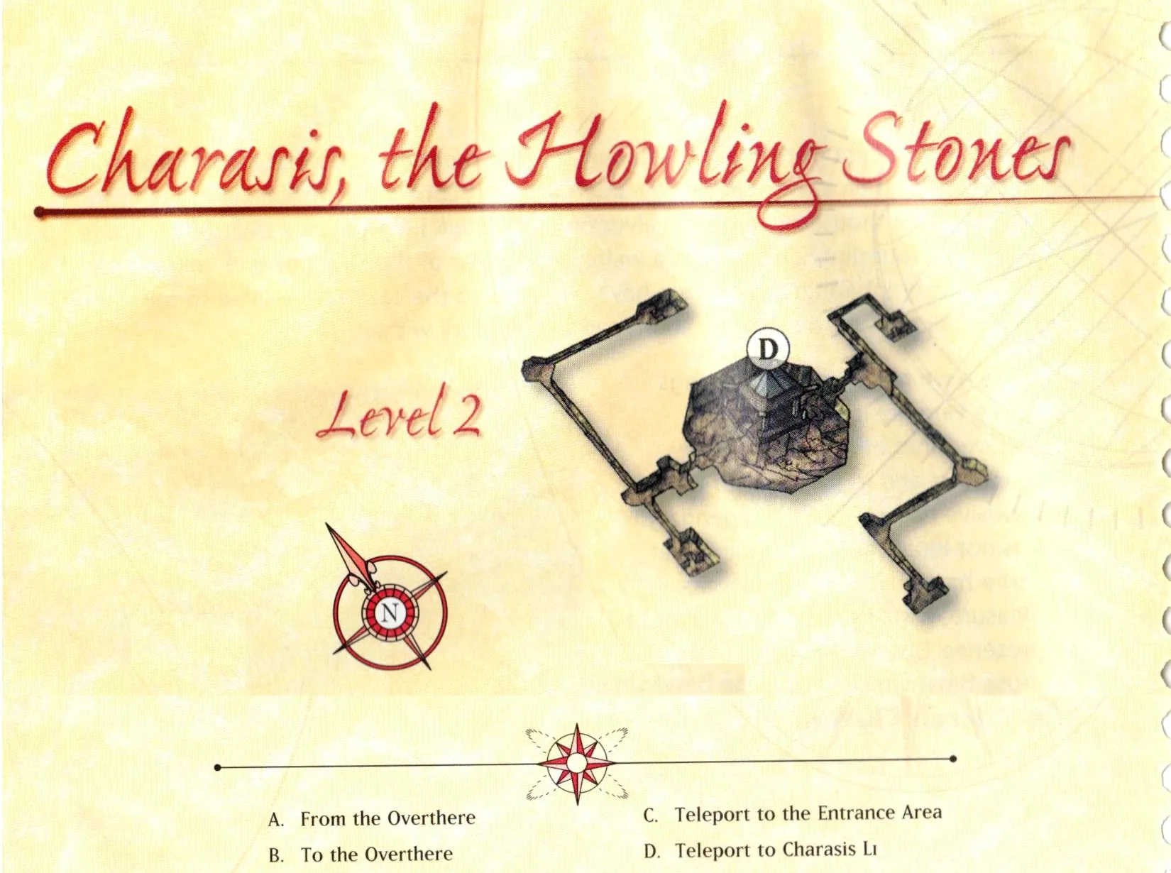 Map of Howling Stones — Level 2