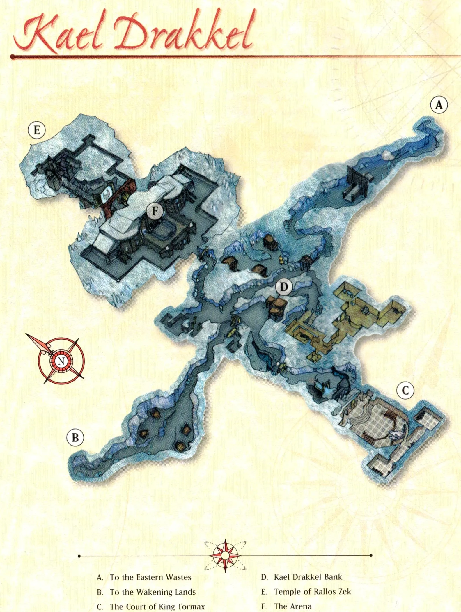 Map of Kael Drakkel — Drakkel