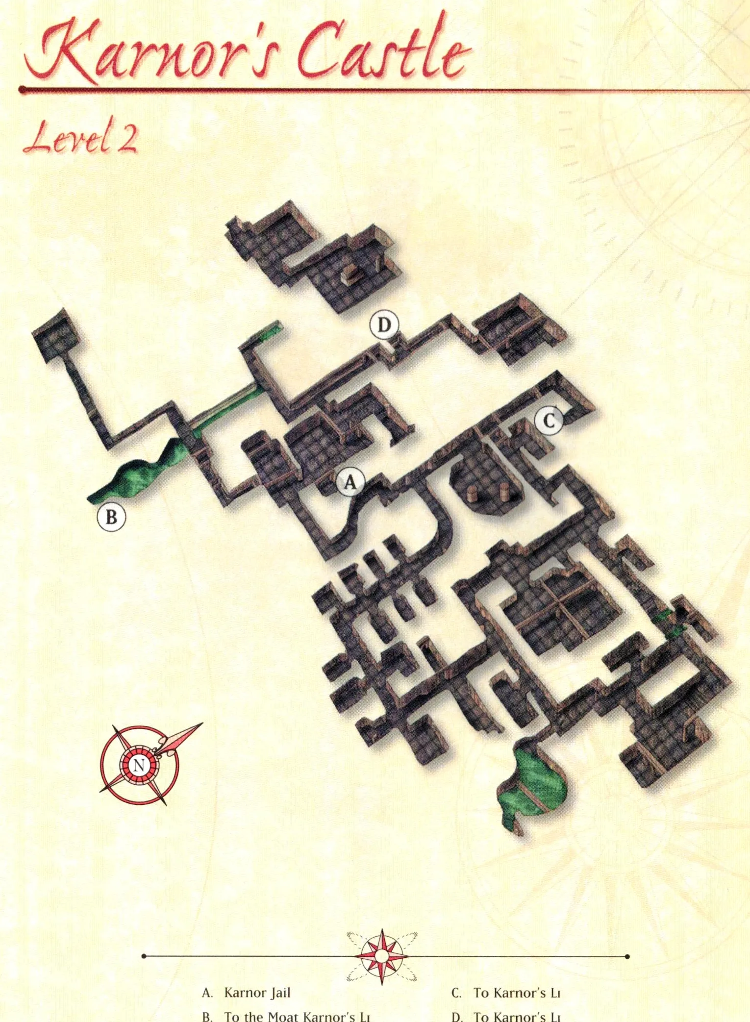 Map of Karnor's Castle — Level 2