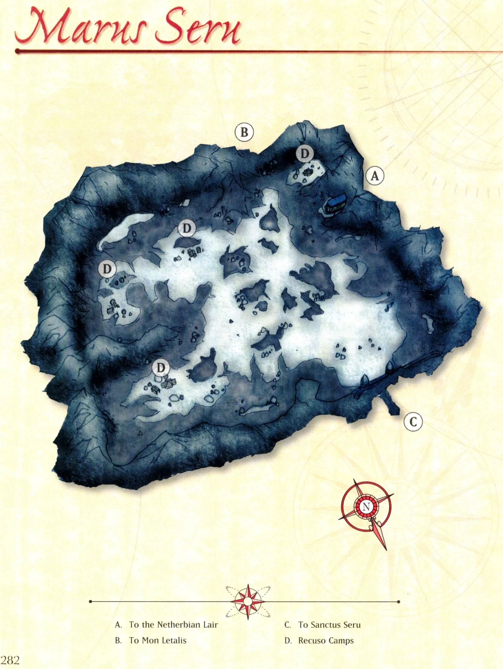 Map of Marus Seru