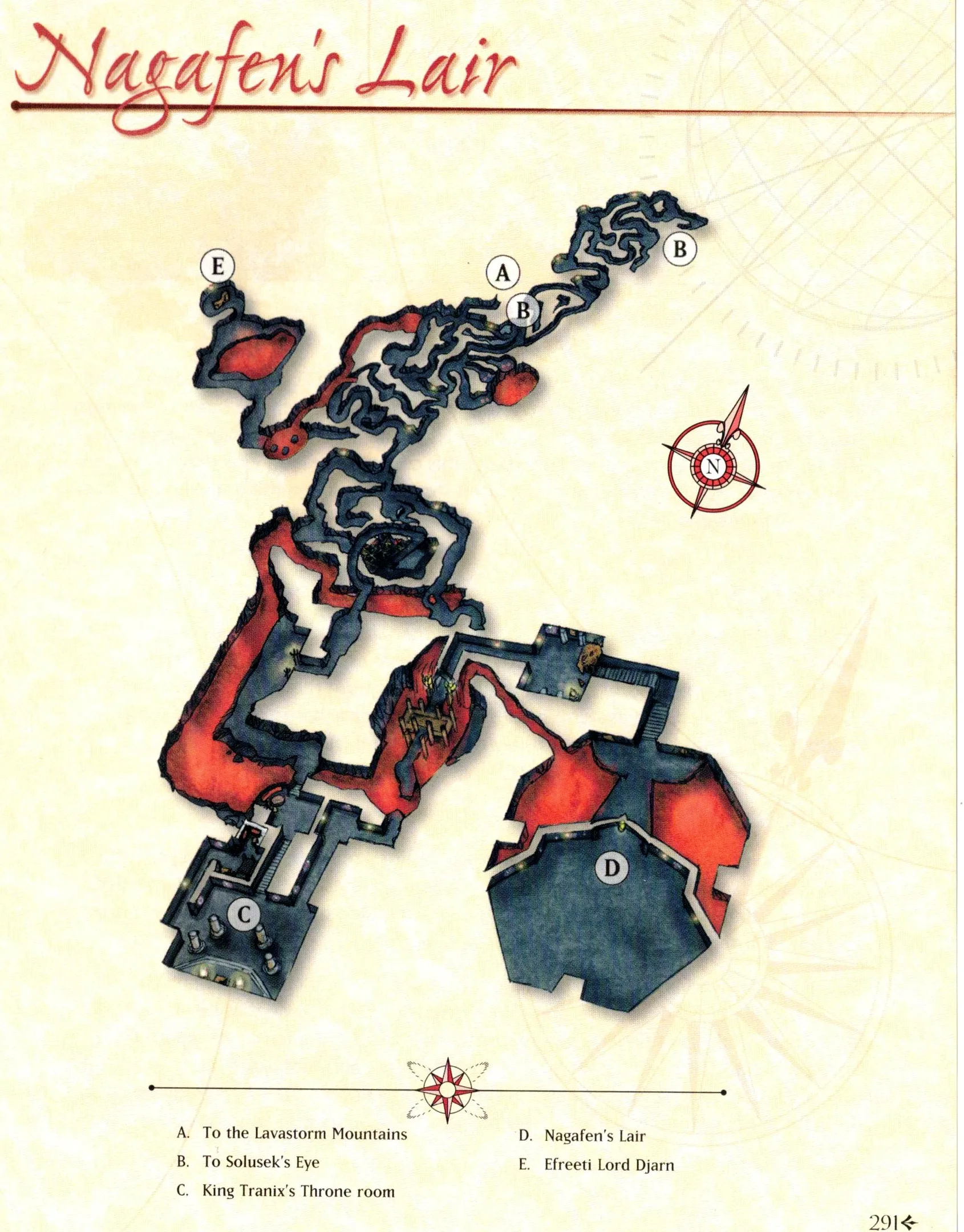 Map of Nagafen's Lair