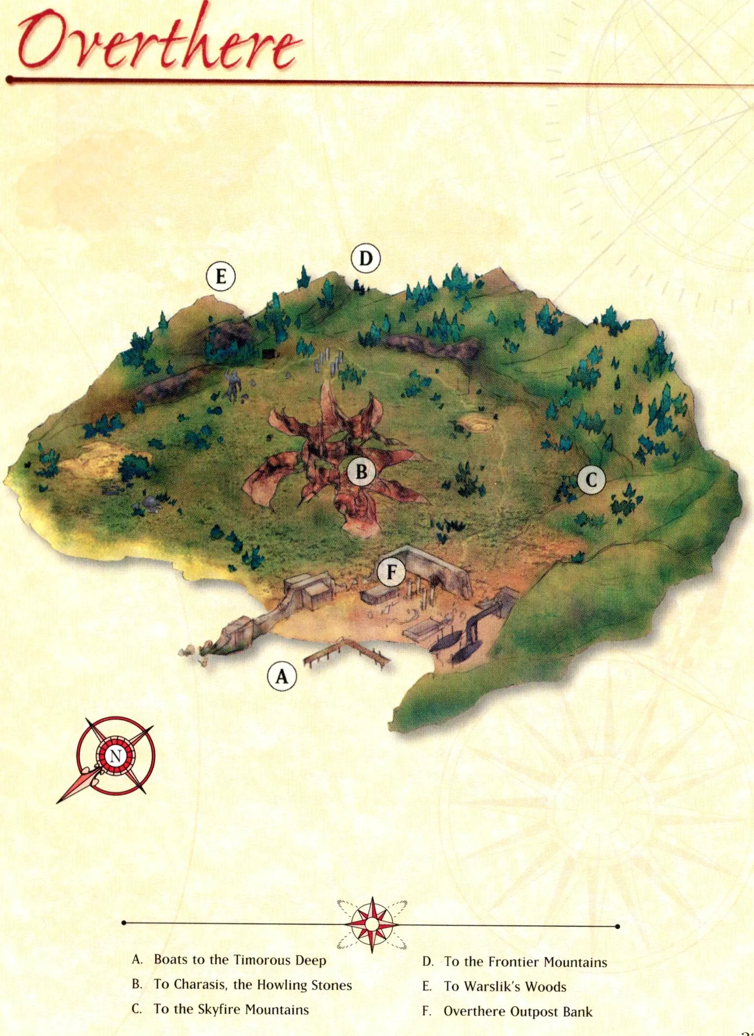 Map of The Overthere