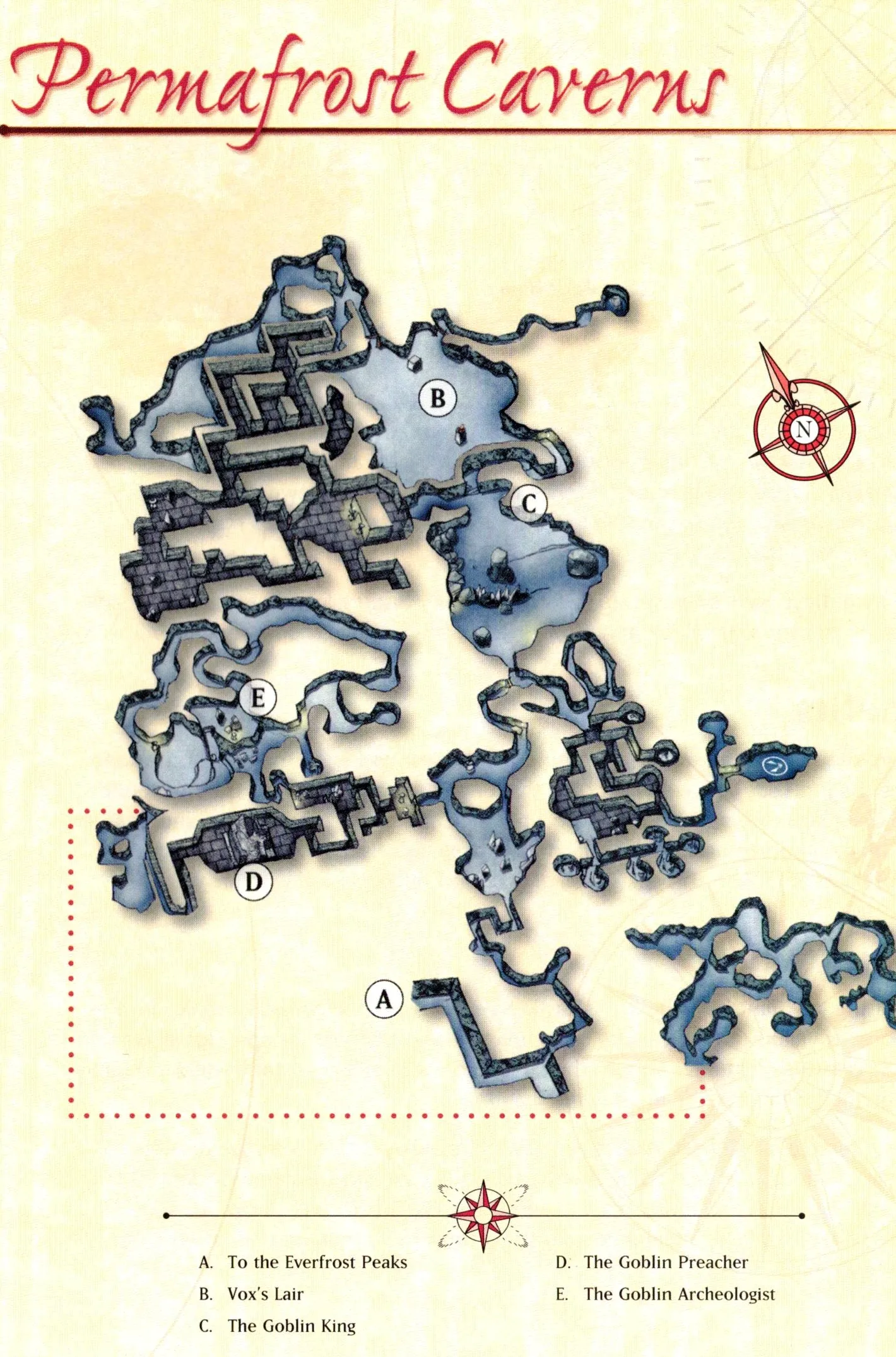 Map of Permafrost Keep