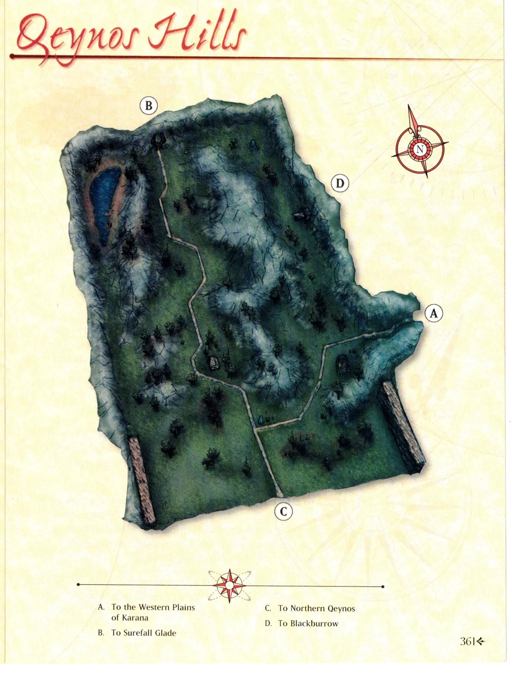 Map of Qeynos — Hills
