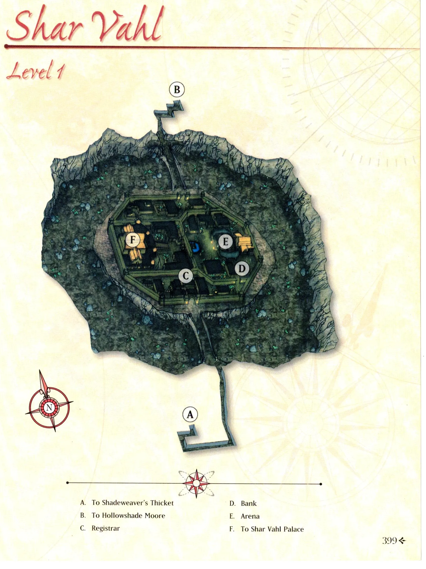 Map of Shar Vahl — Level 1