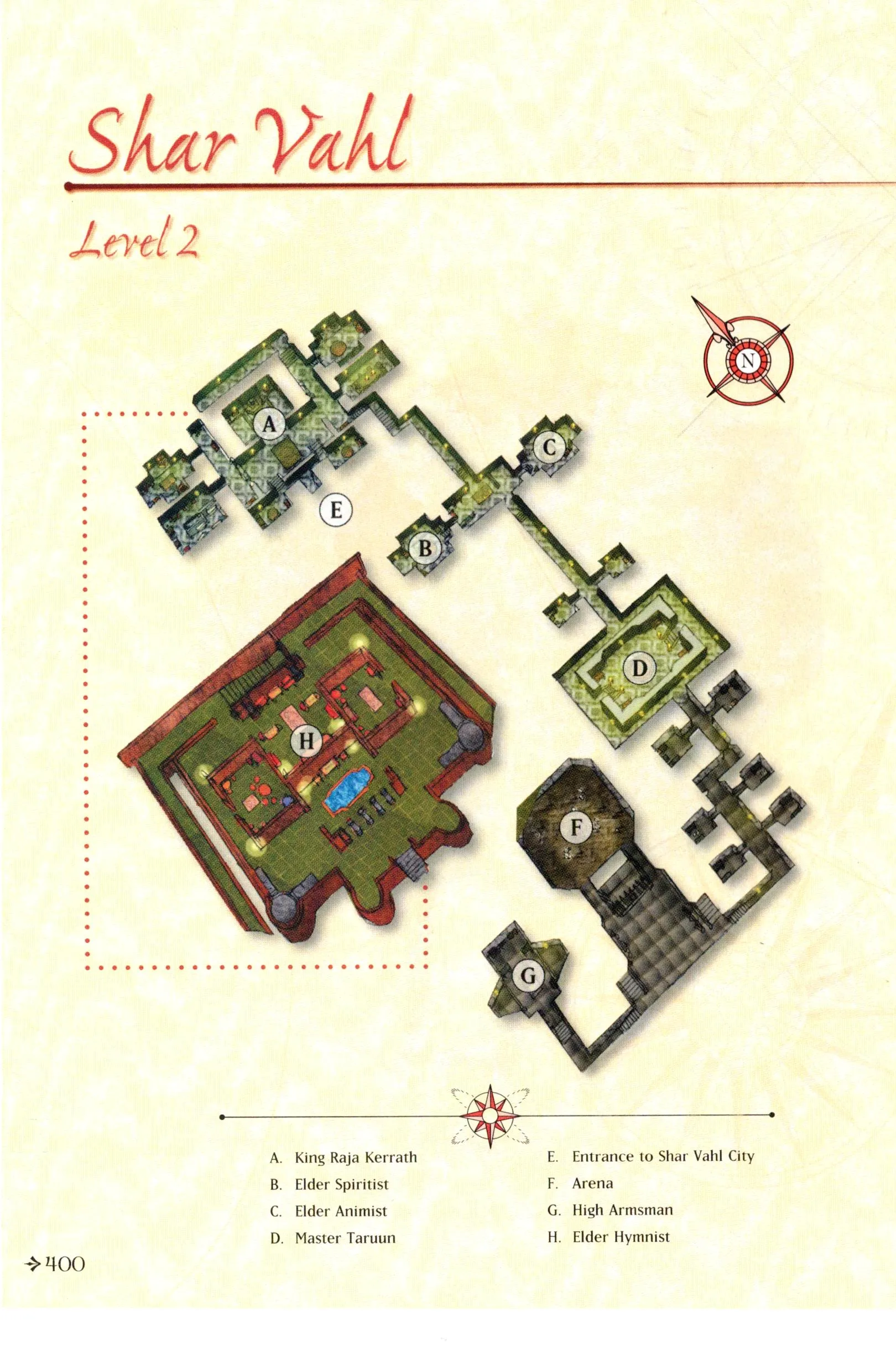 Map of Shar Vahl — Level 2
