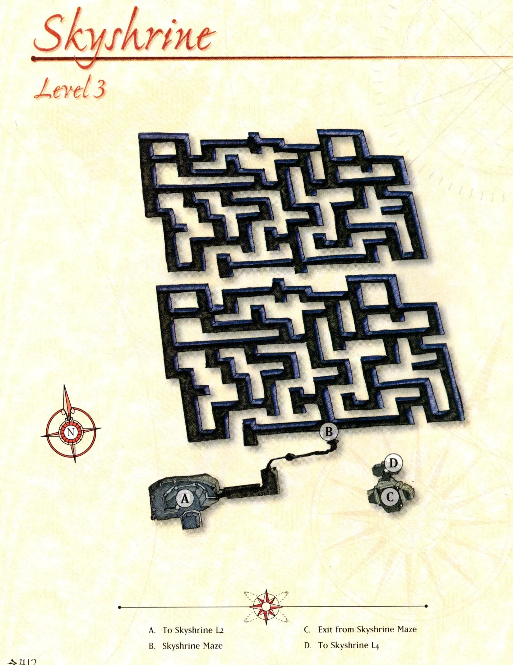 Map of Skyshrine — Level 3