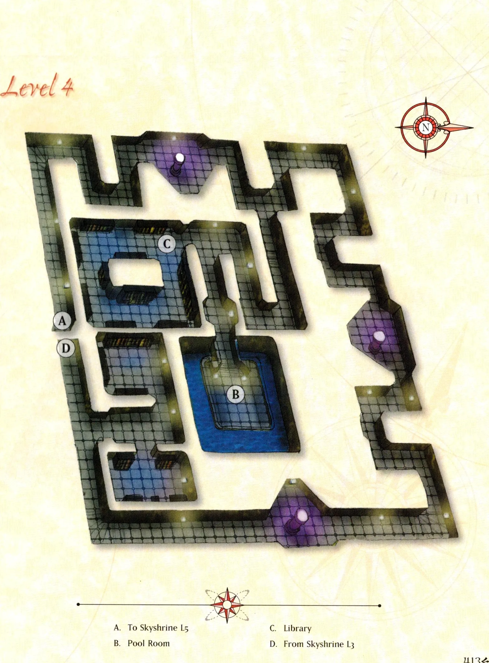 Map of Skyshrine — Level 4