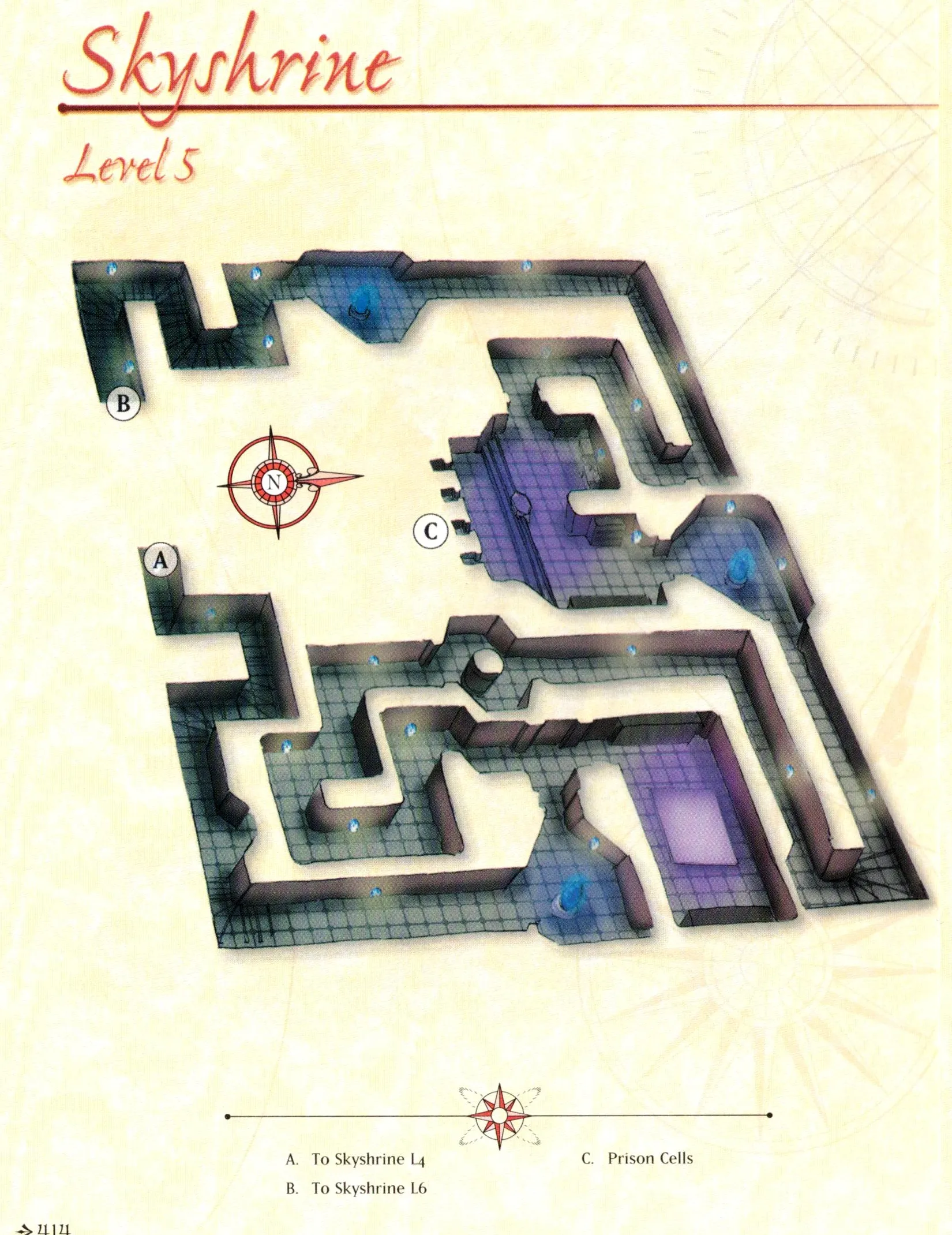 Map of Skyshrine — Level 5
