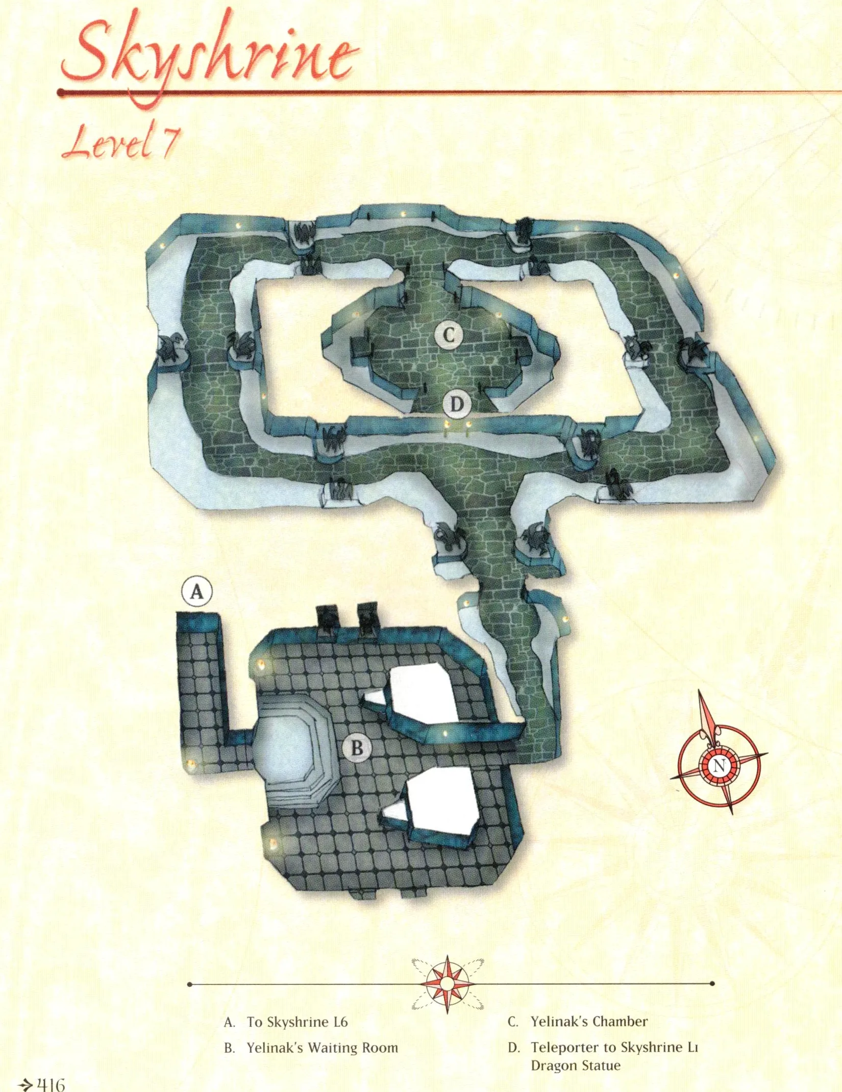 Map of Skyshrine — Level 7