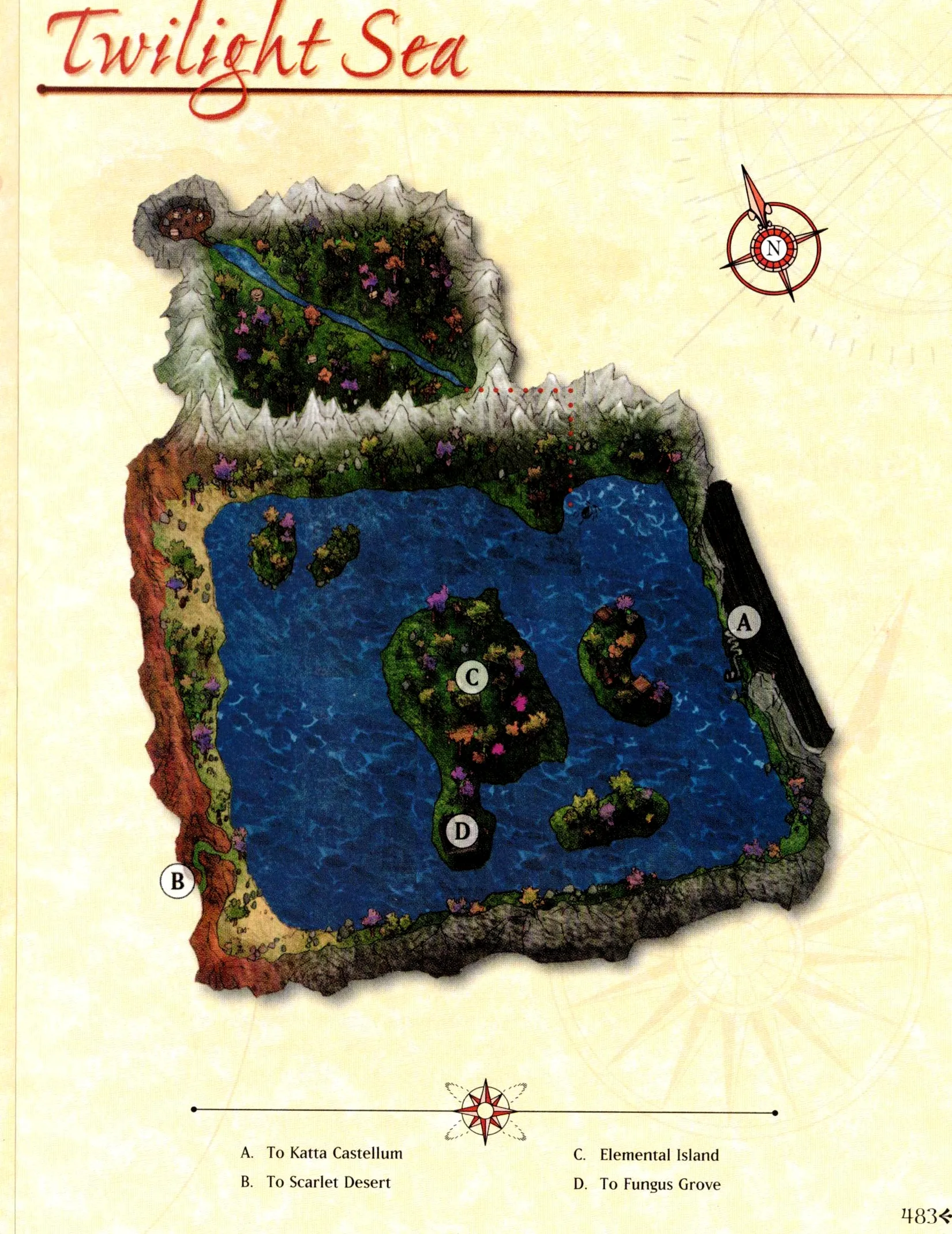 Map of The Twilight Sea