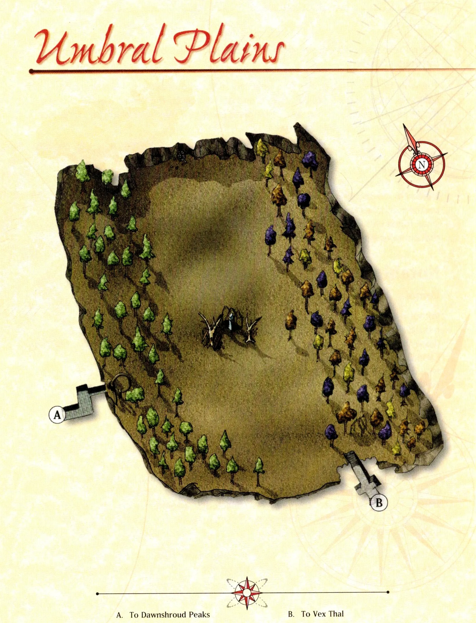 Map of The Umbral Plains